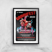 Grimmfest 2020 Tour Giclee Art Print - A3 - Black Frame