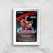 Grimmfest 2020 Tour Giclee Art Print - A2 - White Frame