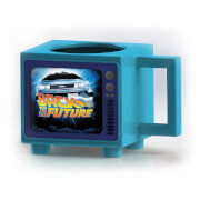 Back to the Future Retro TV Heat Changing Mug Back to the Future Retro TV Heat Changing Mug