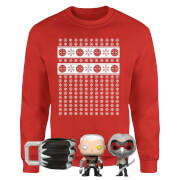 Image of Marvel Officially Licensed MEGA Christmas Gift Set - Includes Christmas Sweatshirt plus 3 gifts - L
