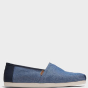 Image of TOMS Men's Alpargata Slip-On Pumps - Navy - UK 7
