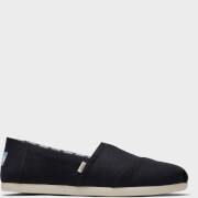 Image of TOMS Men's Alpargata Slip-On Pumps - Black - UK 10