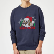 Image of Gremlins Another Reason To Hate Christmas Sweatshirt - Navy - S - Navy