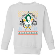 Image of Elf Ninny Muggins Kids' Sweatshirt - White - 3-4 Years - White