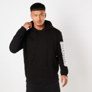 Image of Nintendo Super Mario Limited Logo Hoodie - Black - S - White