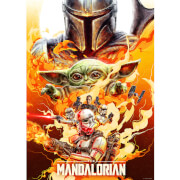 Image of Star Wars The Mandalorian Redemption Lithograph by Chris Christodoulou