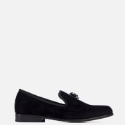 Image of Duke + Dexter Men's Duke Skulled Loafers - Black - UK 7