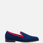 Image of Duke + Dexter Men's Duke Bullish Loafers - Blue/Red Trim - UK 7