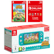 Nintendo Switch Lite (Turquoise) + Animal Crossing: New Horizons + Nintendo Switch Online 3 Months