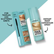 

L'Oréal Paris Magic Retouch 9 Light Golden Blonde 75ml & Precision Instant Grey Concealer Brush Set