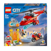 LEGO City: Fire Rescue Helicopter and Motorbike Toy (60281) LEGO City: Fire Rescue Helicopter and Motorbike Toy (60281)