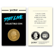 Image of John Carpenter's - They Live Limited Edition Silver Collector Coin
