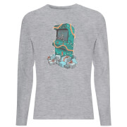 Image of Arcade Tress Unisex Long Sleeve T-Shirt - Grey - XS - Grey