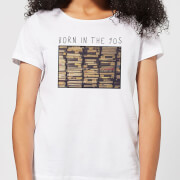 Born In The 90s Womens T-Shirt - White - M - White Born In The 90s Womens T-Shirt - White - M - White