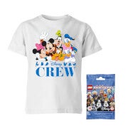 Disney Tee & LEGO Minifigure Bundle Men's T-Shirt - White