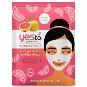 picture of YES TO Grapefruit Vitamin C Glow Boosting Paper Mask