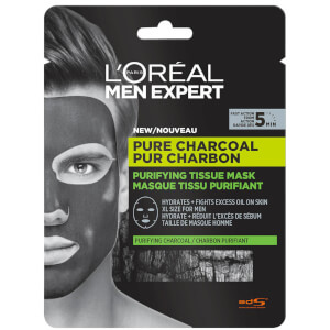 picture of L´Oréal Paris L'Oréal Paris Men Expert Pure Charcoal Purifying Tissue Mask