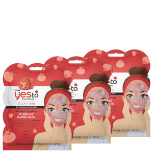 picture of YES TO Tomatoes Blemish Fighting Bubbling Single Use Mask (Pack of 3)