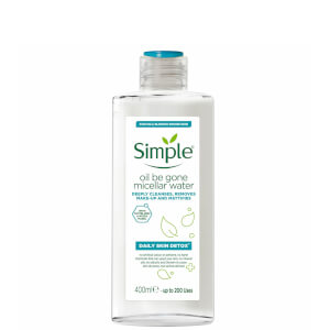 picture of Simple Daily Detox Oil Be Gone Micellar Water