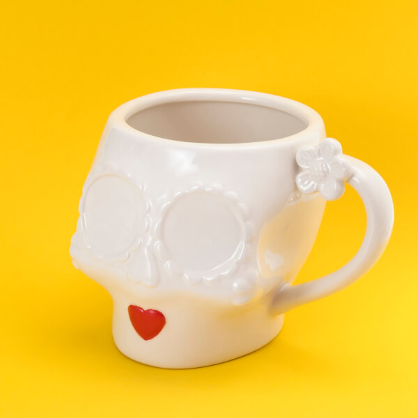 Sugar Skull Mug Female| Damen