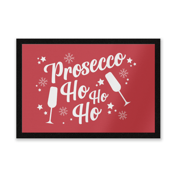 Prosecco Ho Ho Ho Door Mat Entrance Mat