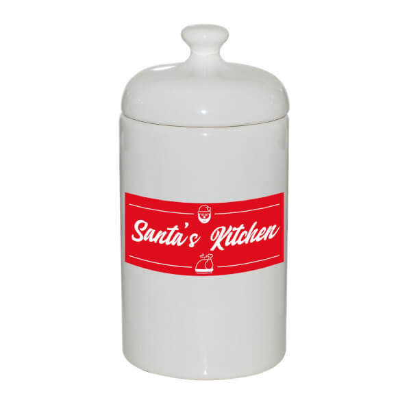 Santa's Kitchen Storage Jar