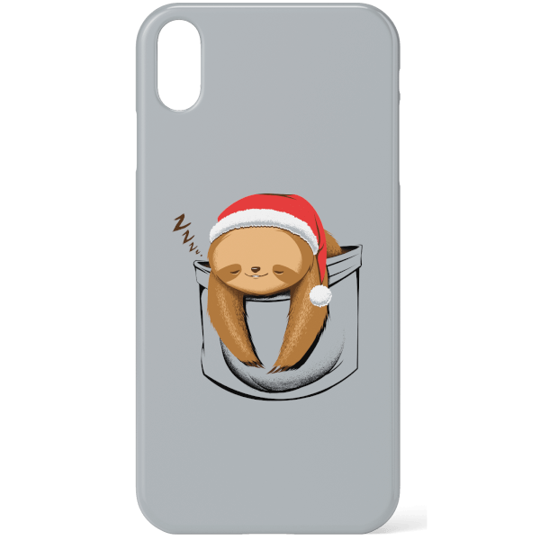 Tobias Fonseca Sloth In A Pocket Xmas Phone Case for iPhone and Android - iPhone 5/5s - Snap Case - Matte