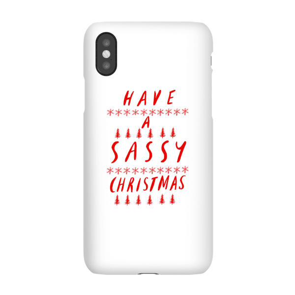 Have A Sassy Christmas Phone Case for iPhone and Android - iPhone 5/5s - Snap Case - Matte