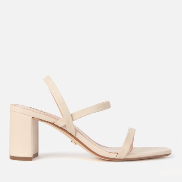 Dune Women's Marta Leather Block Heeled 