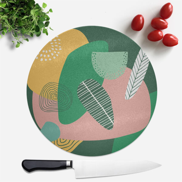 Earth Garden Round Chopping Board