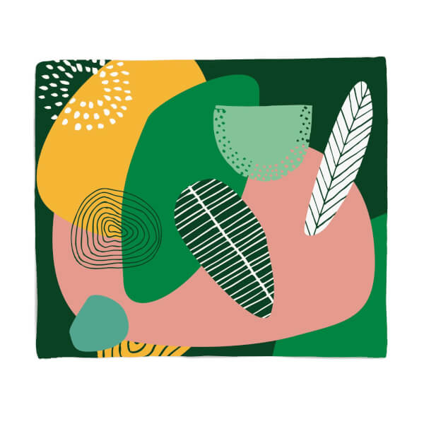 Earth Garden Fleece Blanket