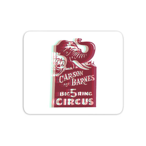 Carson And Barnes Big Five Ring Circus Mouse Mat