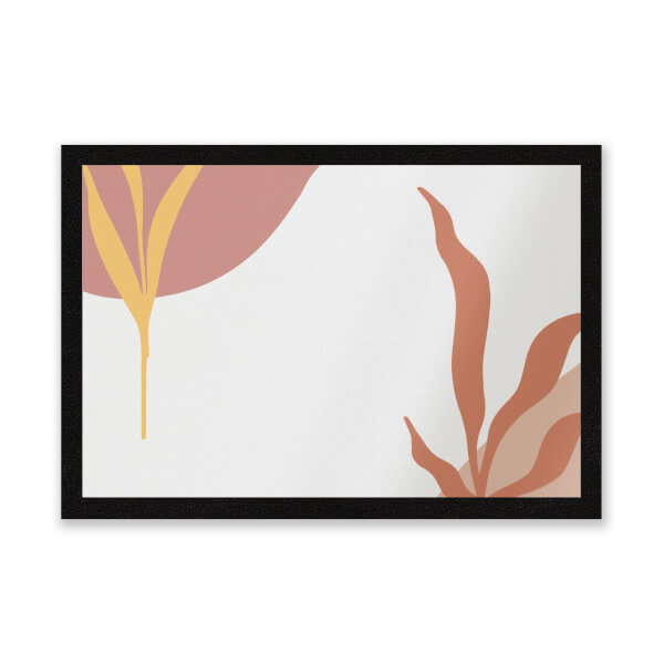 Abstract Garden Entrance Mat