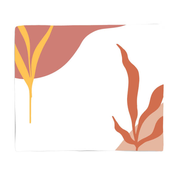 Abstract Garden Fleece Blanket