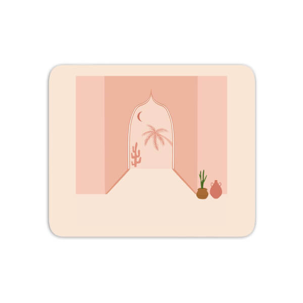 Palm Tree Door Way Mouse Mat