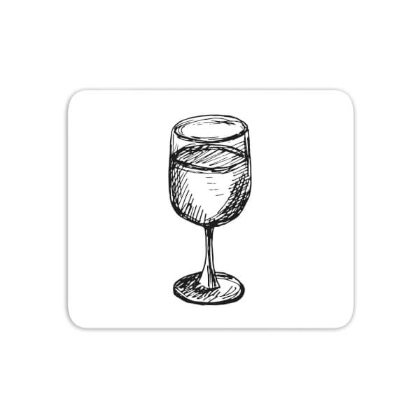 Wine Glass Mouse Mat