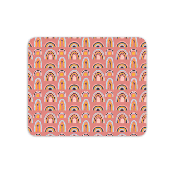 Rainbow Pink Mouse Mat