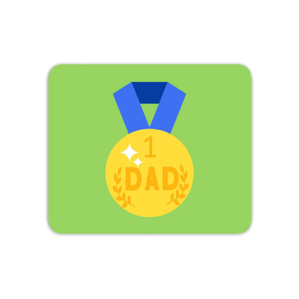Dad Medal Mouse Mat