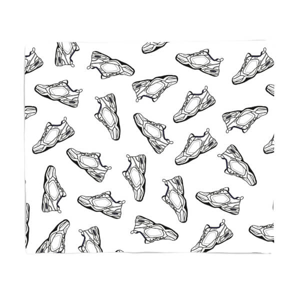 Dad Trainers Fleece Blanket