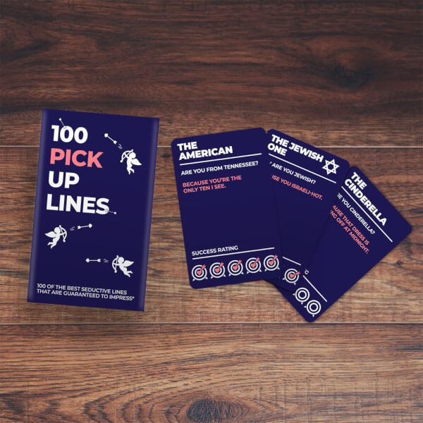 100 Pick Up Line Cards| Herren, Damen