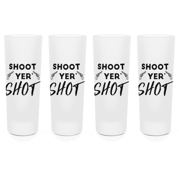 Shoot Your Shot Shot Glasses - Set of 4