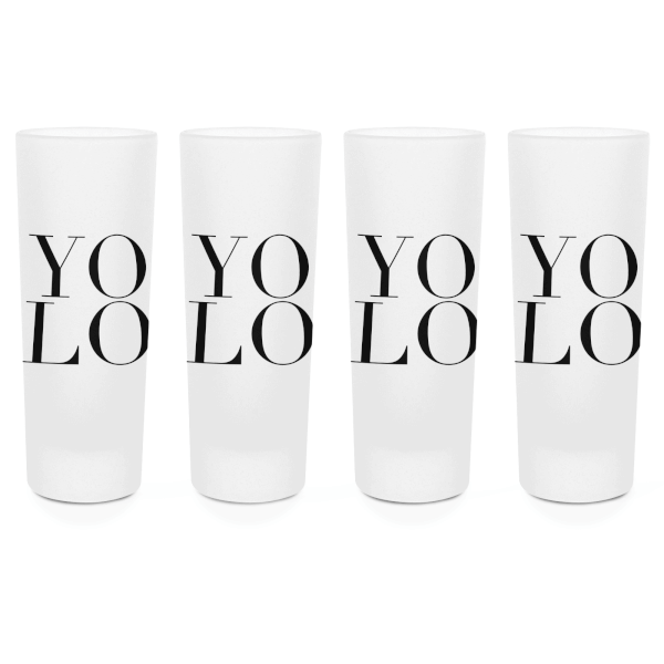 Yolo Shot Glasses - Set of 4