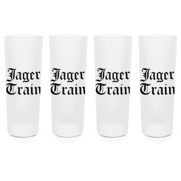 Jager Train Shot Glasses - Set of 4