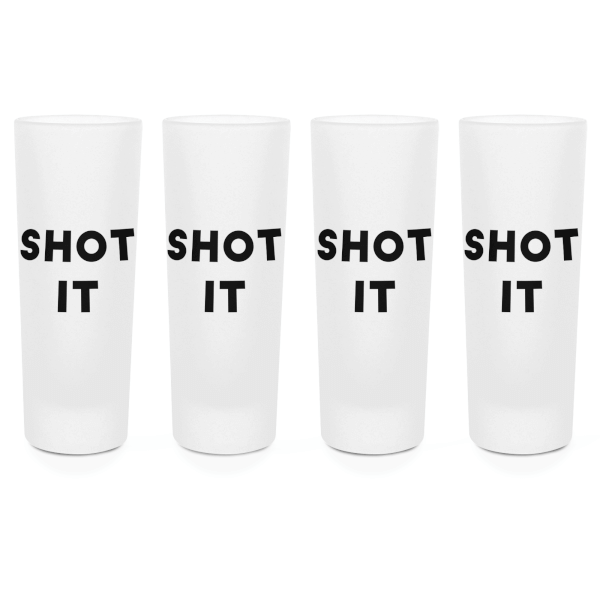 Shot It Shot Glasses - Set of 4