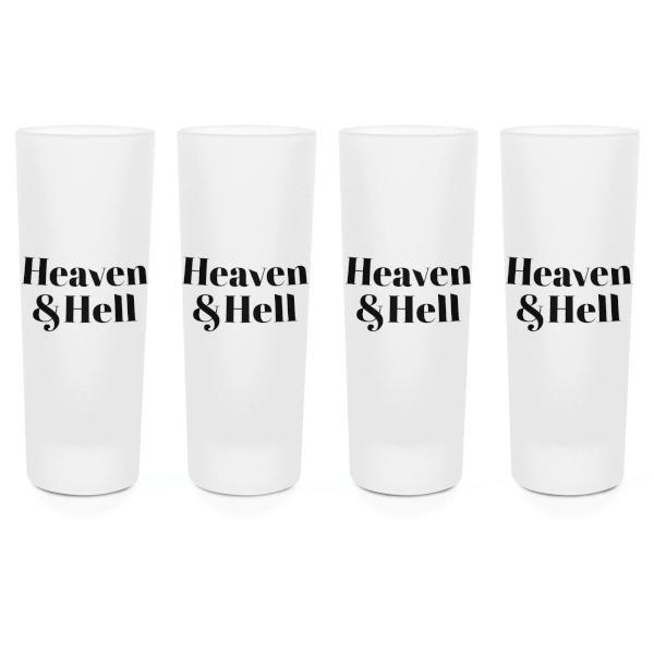 Heaven & Hell Shot Glasses - Set of 4