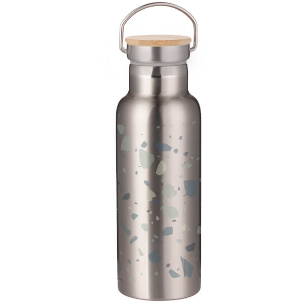 Terrazzo Portable Insulated Water Bottle - Steel