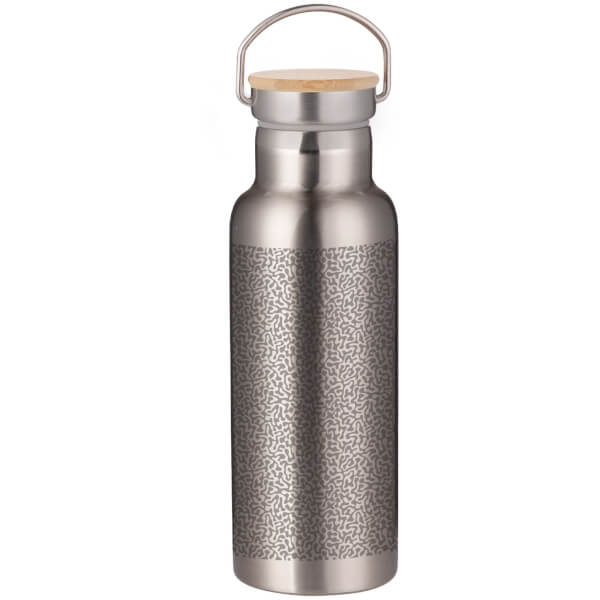 Splodge Portable Insulated Water Bottle - Steel