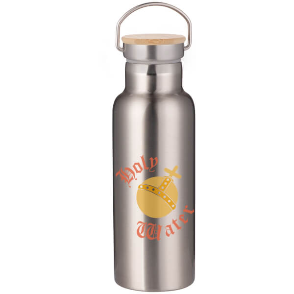 Holy Water Portable Insulated Water Bottle - Steel