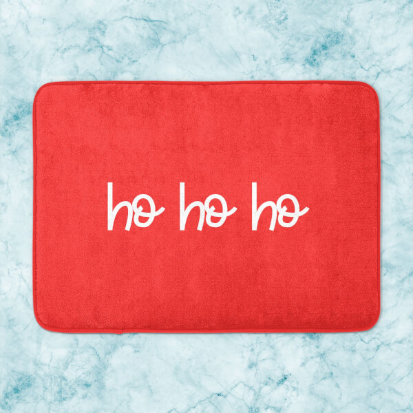 Ho Ho Ho Bath Mat