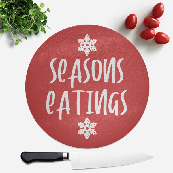 Seasons Eatings Round Chopping Board